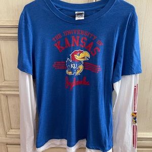Kansas Jayhawks long sleeve womens tee